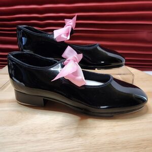 Capezio Junior Tap Shoes – Women’s Size 6W – Black – Dance